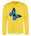 Свитшот Acid butterfly Солнечно желтый фото