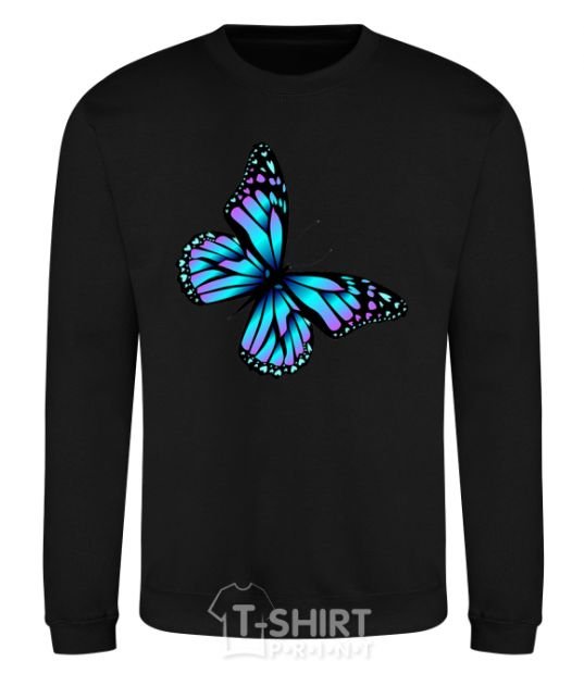 Sweatshirt Acid butterfly black фото