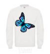 Sweatshirt Acid butterfly White фото