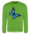 Sweatshirt Acid butterfly orchid-green фото