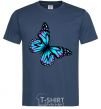 Мужская футболка Acid butterfly Темно-синий фото