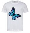 Мужская футболка Acid butterfly Белый фото