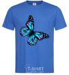 Мужская футболка Acid butterfly Ярко-синий фото