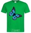 Мужская футболка Acid butterfly Зеленый фото