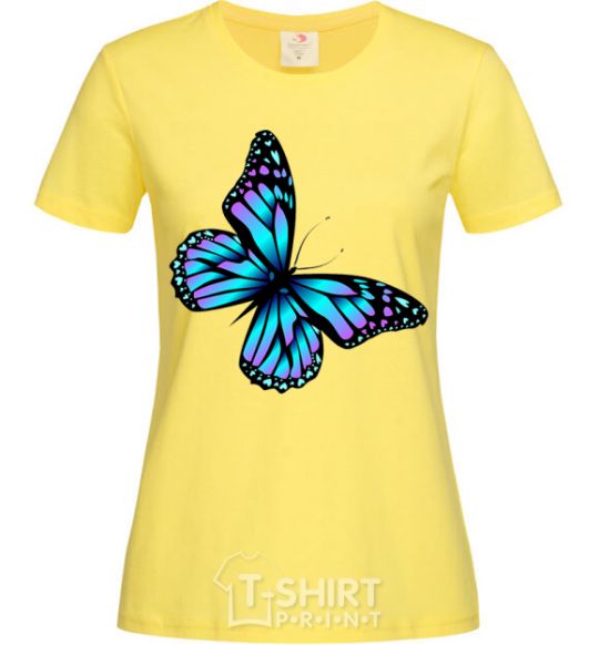 Women's T-shirt Acid butterfly cornsilk фото