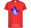 Kids T-shirt Flying butterfly red фото
