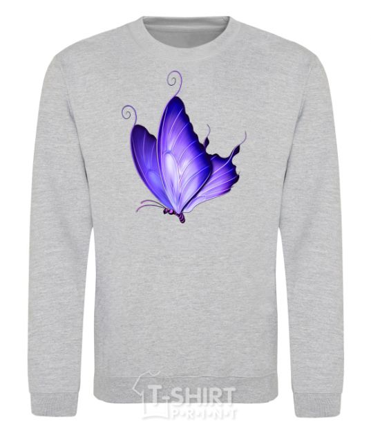 Sweatshirt Flying butterfly sport-grey фото