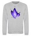 Sweatshirt Flying butterfly sport-grey фото