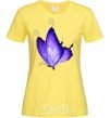 Women's T-shirt Flying butterfly cornsilk фото