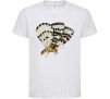 Kids T-shirt Realistic butterfly White фото