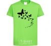 Kids T-shirt Butterflies in flight orchid-green фото