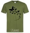 Men's T-Shirt Butterflies in flight millennial-khaki фото