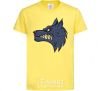 Kids T-shirt Angry wolf cornsilk фото