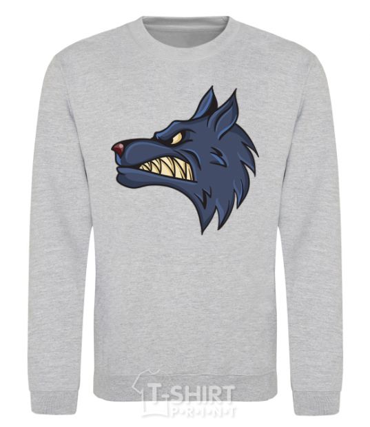 Sweatshirt Angry wolf sport-grey фото