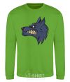 Sweatshirt Angry wolf orchid-green фото