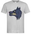 Men's T-Shirt Angry wolf grey фото