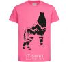 Детская футболка Forest wolf Ярко-розовый фото
