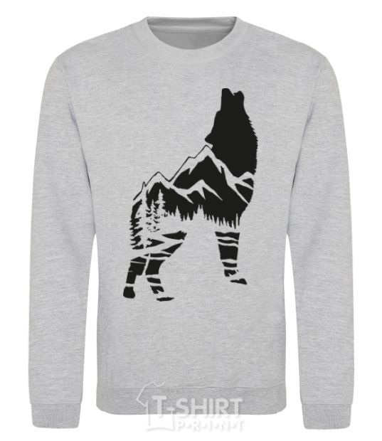 Sweatshirt Forest wolf sport-grey фото