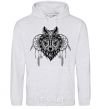 Men`s hoodie Indiana wolf sport-grey фото