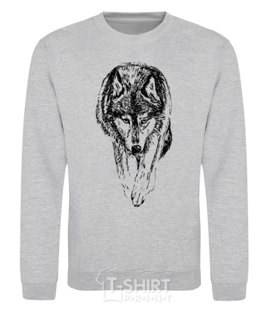 Sweatshirt Walking wolf sport-grey фото