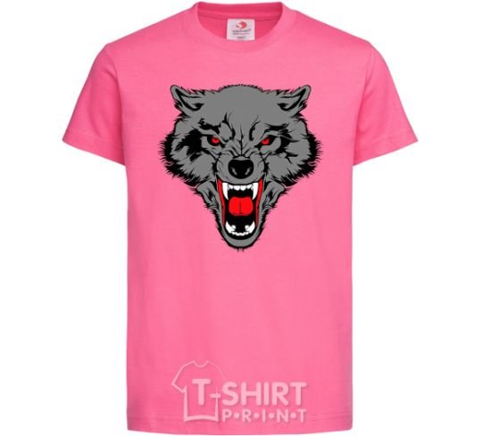 Детская футболка Grey wolf Ярко-розовый фото