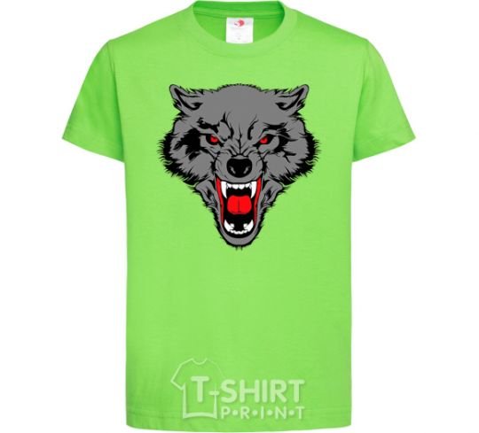 Детская футболка Grey wolf Лаймовый фото