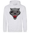 Men`s hoodie Grey wolf sport-grey фото