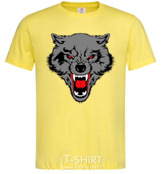 Men's T-Shirt Grey wolf cornsilk фото