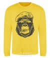 Sweatshirt Gorilla sunglasses yellow фото
