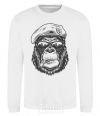 Sweatshirt Gorilla sunglasses White фото