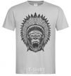 Men's T-Shirt Gorilla Indian grey фото