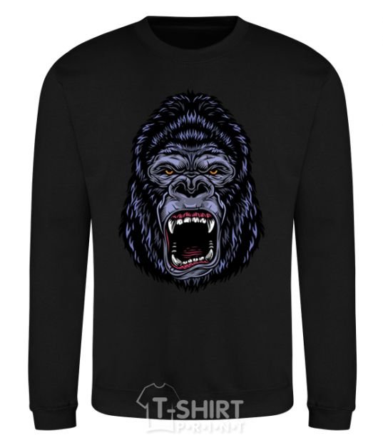 Sweatshirt Screaming gorilla black фото