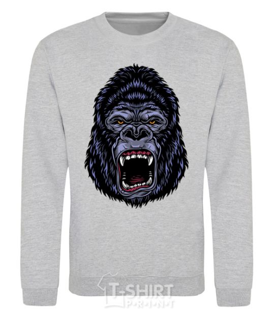 Sweatshirt Screaming gorilla sport-grey фото