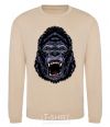 Sweatshirt Screaming gorilla sand фото