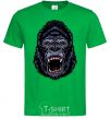 Men's T-Shirt Screaming gorilla kelly-green фото