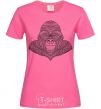 Women's T-shirt A detailed monkey heliconia фото