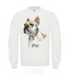 Sweatshirt Bulldog White фото