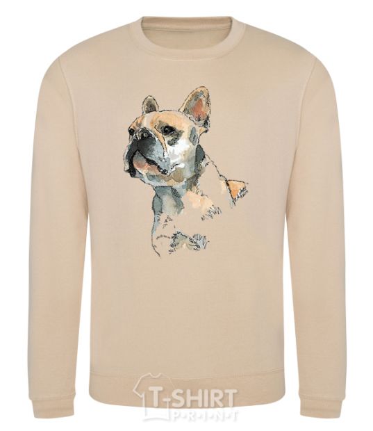 Sweatshirt Bulldog sand фото