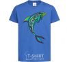 Kids T-shirt Dolphin illustration royal-blue фото