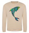 Sweatshirt Dolphin illustration sand фото