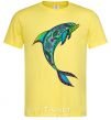 Men's T-Shirt Dolphin illustration cornsilk фото