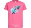 Детская футболка Прыжок дельфина Ярко-розовый фото