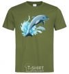 Men's T-Shirt Dolphin leap millennial-khaki фото