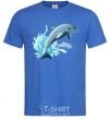 Men's T-Shirt Dolphin leap royal-blue фото