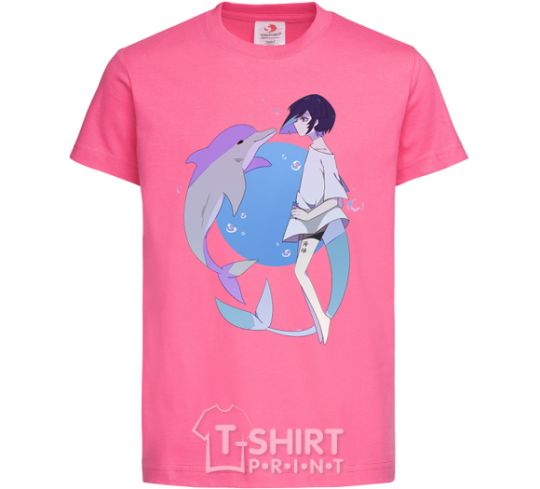 Kids T-shirt Anime dolphin heliconia фото