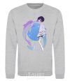 Sweatshirt Anime dolphin sport-grey фото