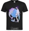 Men's T-Shirt Anime dolphin black фото