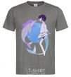 Men's T-Shirt Anime dolphin dark-grey фото