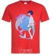 Men's T-Shirt Anime dolphin red фото