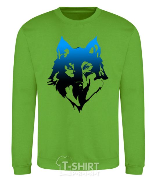 Sweatshirt Blue wolf orchid-green фото